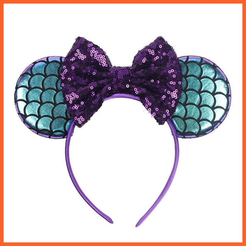 whatagift.com.au Headband Mermaid Kids Sequin Headband | Princess Party Lace Hair Accessories Photo Props