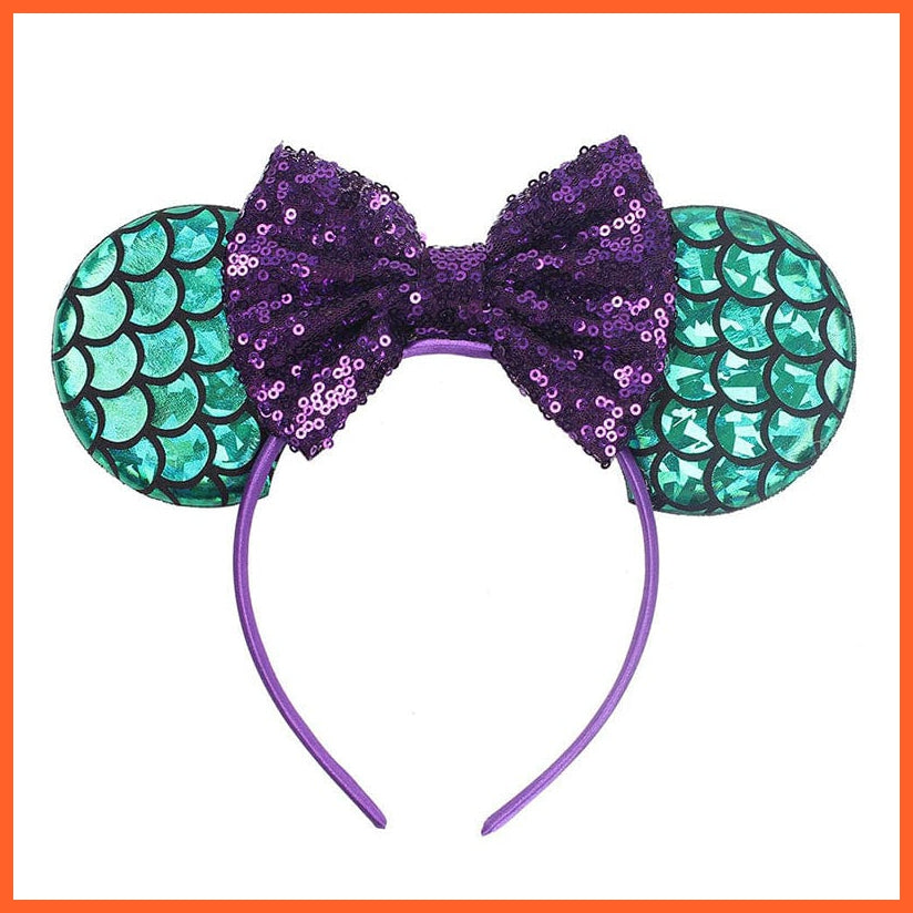 whatagift.com.au Headband Mermaid Kids Sequin Headband | Princess Party Lace Hair Accessories Photo Props