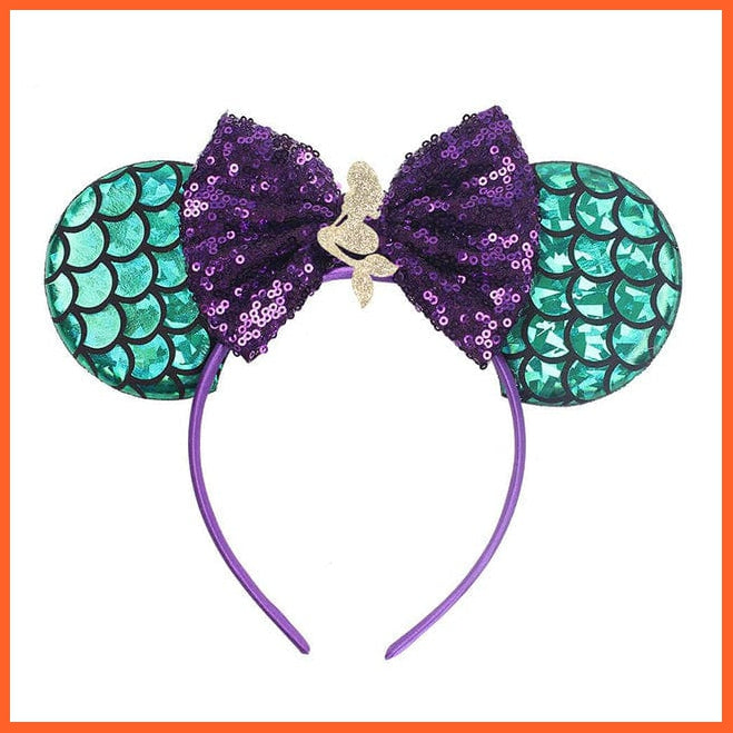 whatagift.com.au Headband Mermaid Kids Sequin Headband | Princess Party Lace Hair Accessories Photo Props