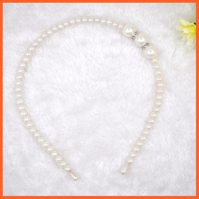 whatagift.com.au Headband New Fashion Pearls Hair Band | Versatile Simple Headband for Women