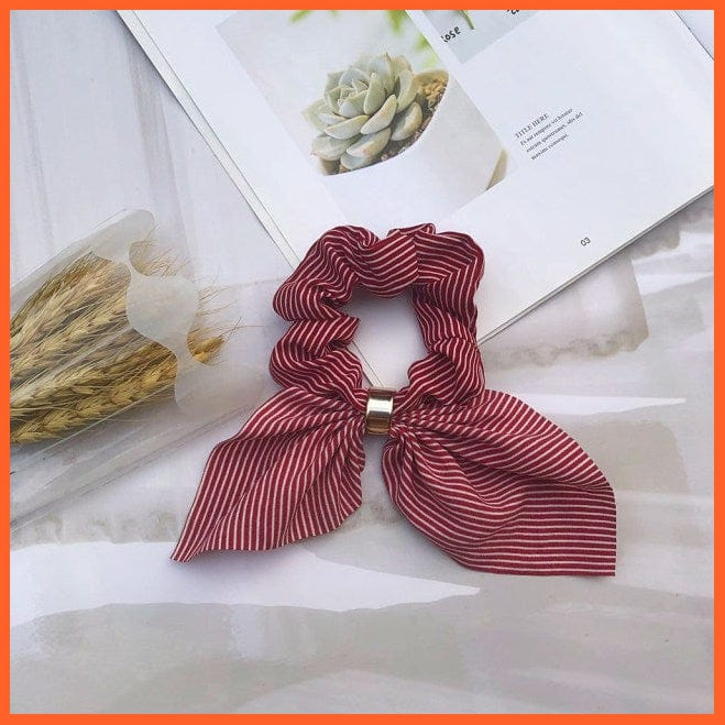 whatagift.com.au Headband New OMG Letter Coral Fleece Bow Hairbands | Headwear Turban Hair Accessories