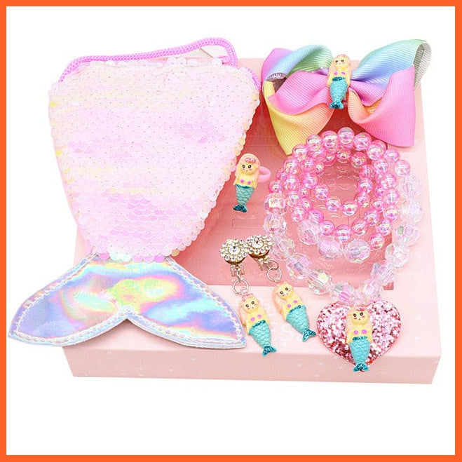 whatagift.com.au Headband R Mermaid Kids Sequin Headband | Princess Party Lace Hair Accessories Photo Props