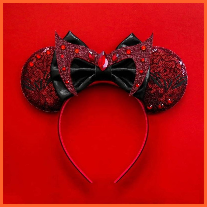 whatagift.com.au Headband Style 28 Halloween Hairbandfor Girl Minnie Mouse Ears Headbands for Kids | Halloween Accessories