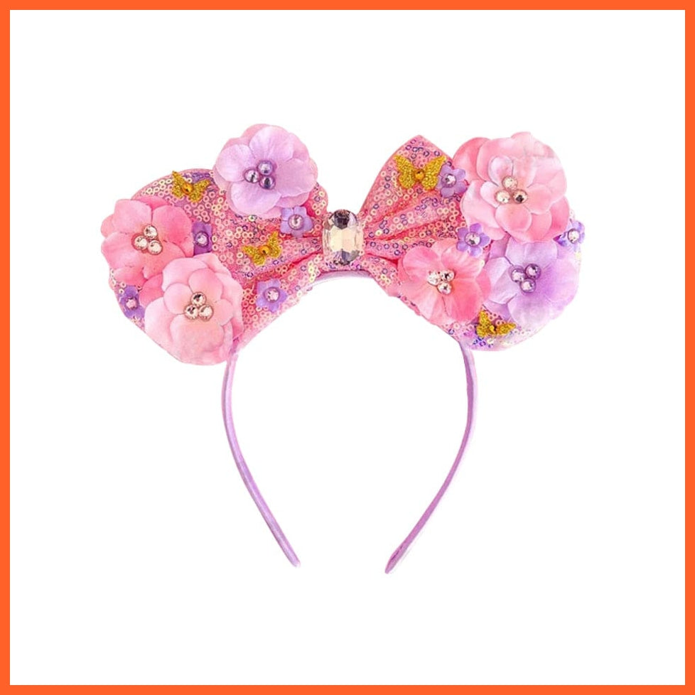 whatagift.com.au Headband Style 32 Halloween Hairbandfor Girl Minnie Mouse Ears Headbands for Kids | Halloween Accessories