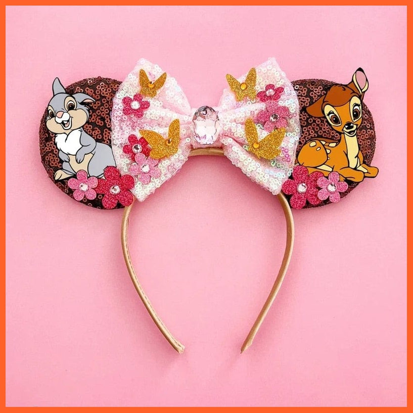 whatagift.com.au Headband Style 42 Halloween Hairbandfor Girl Minnie Mouse Ears Headbands for Kids | Halloween Accessories