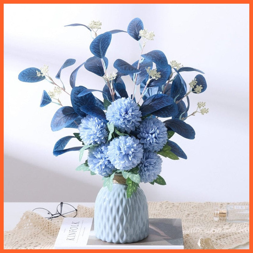 whatagift.com.au Hydrangea Artificial Silk Flowers For Home Decoration