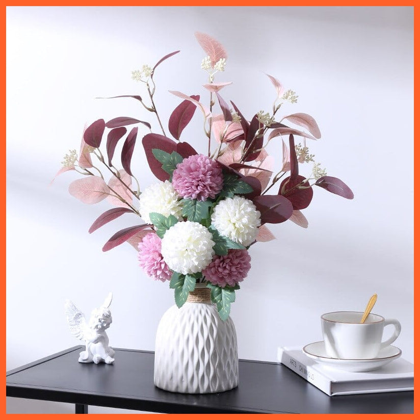 whatagift.com.au Hydrangea Artificial Silk Flowers For Home Decoration