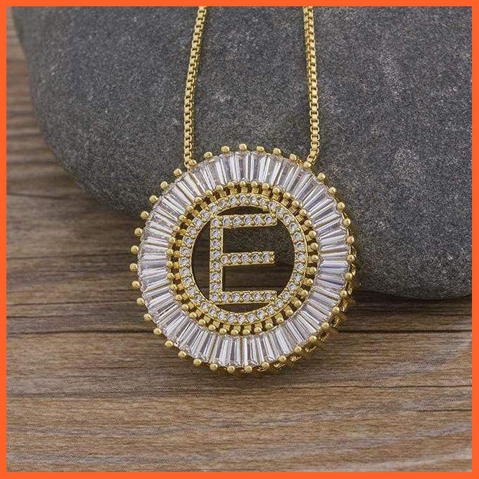 A-Z Classy Letter Pendant With Chain | Elegant Neck Piece For Women | whatagift.com.au.