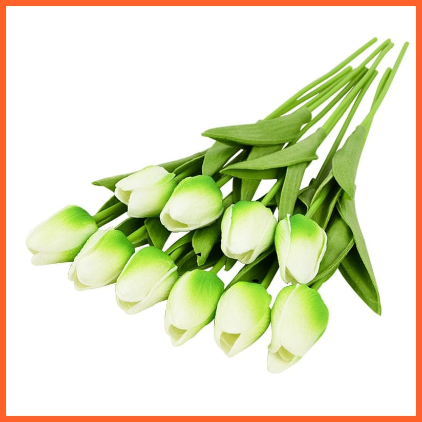 whatagift.com.au J 10PCS Tulip Artificial Flower for Wedding Decoration Home Decore
