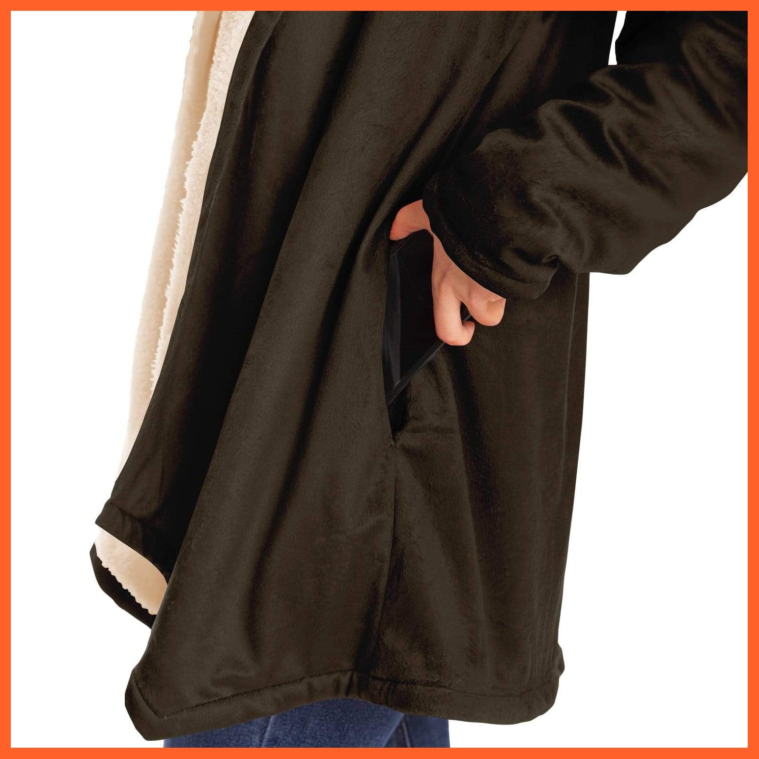 Microfiber Cloak - Brown | whatagift.com.au.