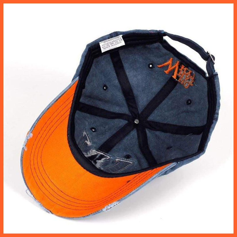 Jeans W - Casual Caps - 6 Varieties | New Cotton Letter W Baseball Cap Retro Outdoor Men Women Sports Caps | whatagift.com.au.