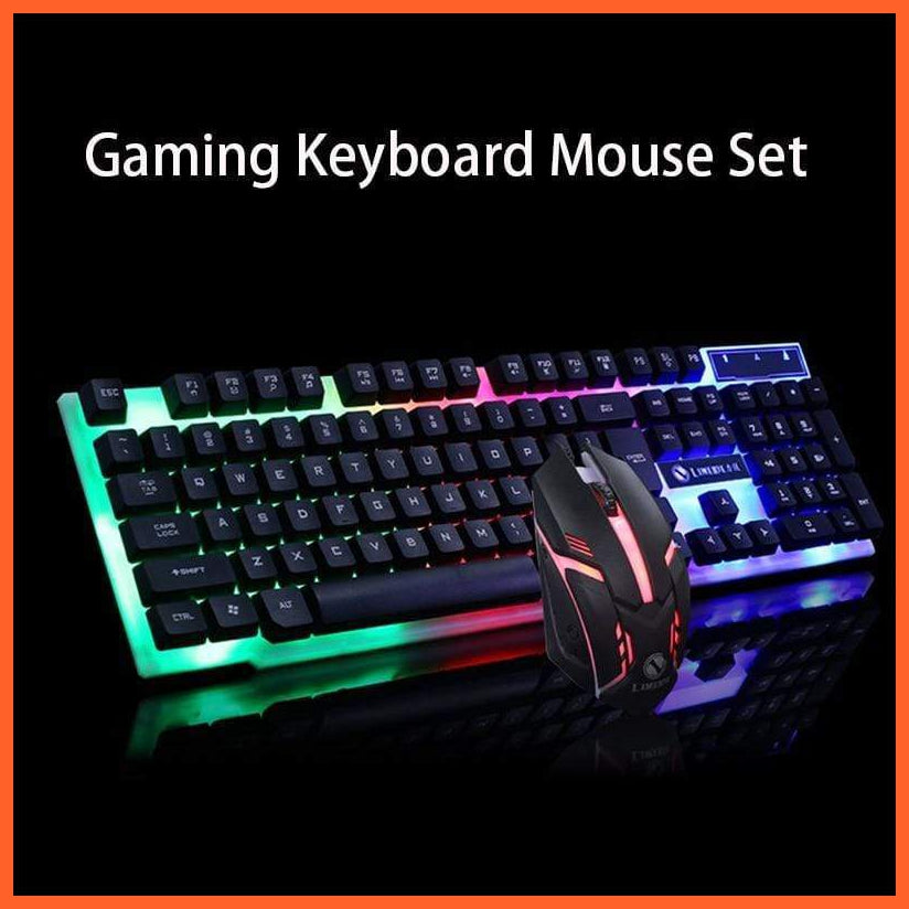 Colourful Gaming Keyboard Mouse Glowing Set Gtx300 Gaming Cf | whatagift.com.au.