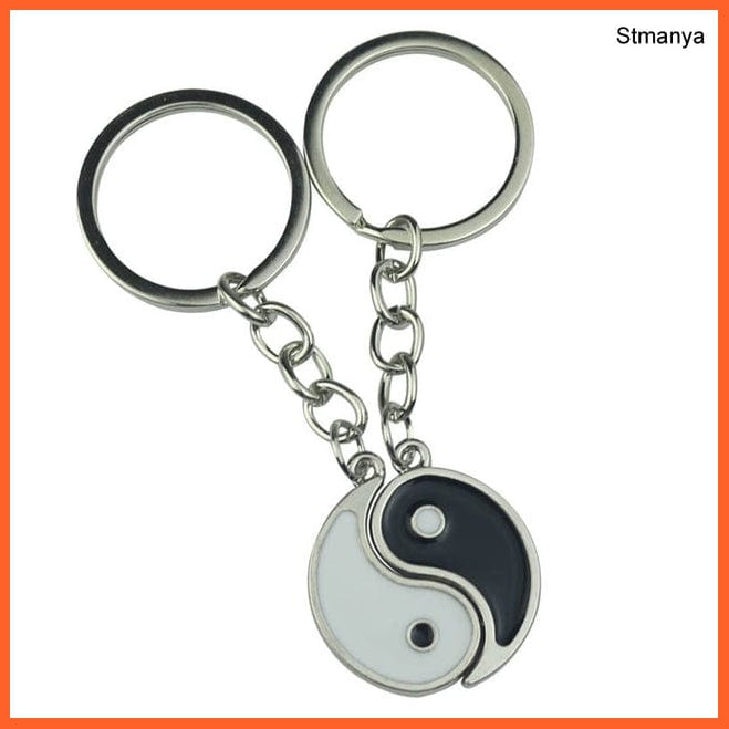 whatagift.com.au Keychains 10 One Pair Key Chain Alloy Arrow Bow Love Keyrings