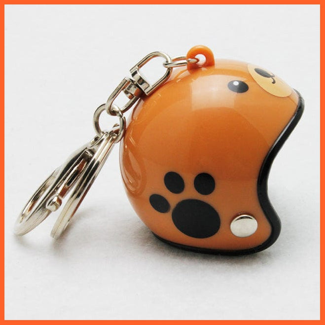 whatagift.com.au Keychains Bear Motorcycle Helmets Key chain