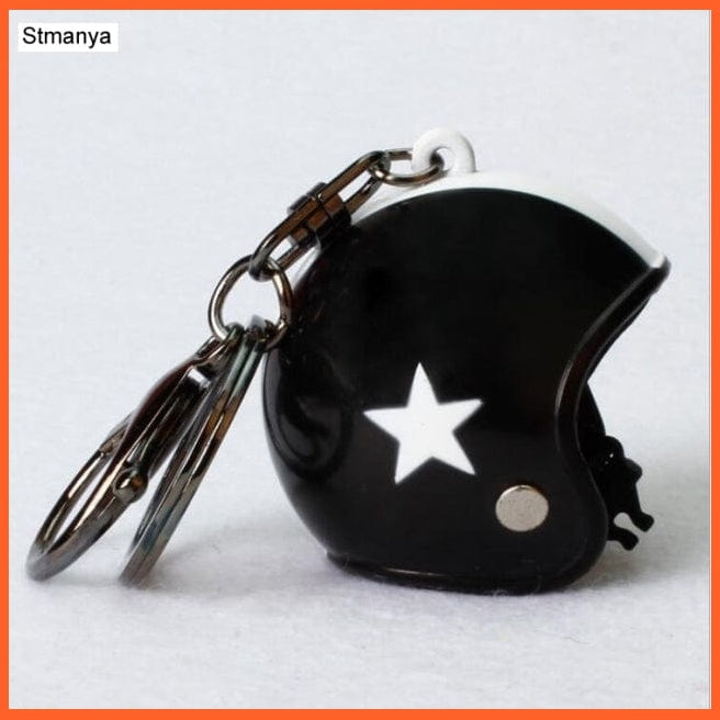 whatagift.com.au Keychains Black Motorcycle Helmets Key chain
