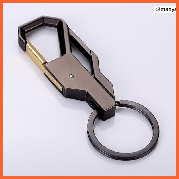 whatagift.com.au Keychains Black1 Leather Hanging Car Key Chain