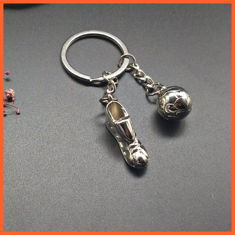 whatagift.com.au Keychains Football Soccer Shoes Metal Keychain