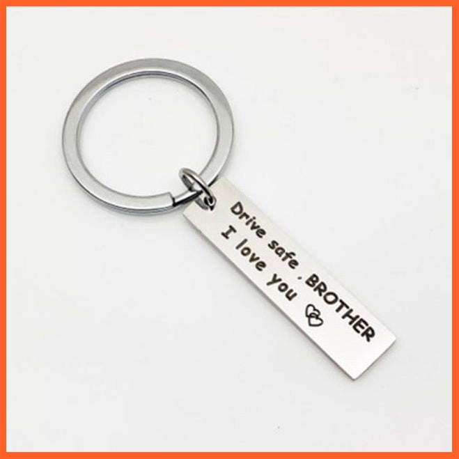 whatagift.com.au Keychains KC06-Brother Stainless Steel Drive Safe Keychain