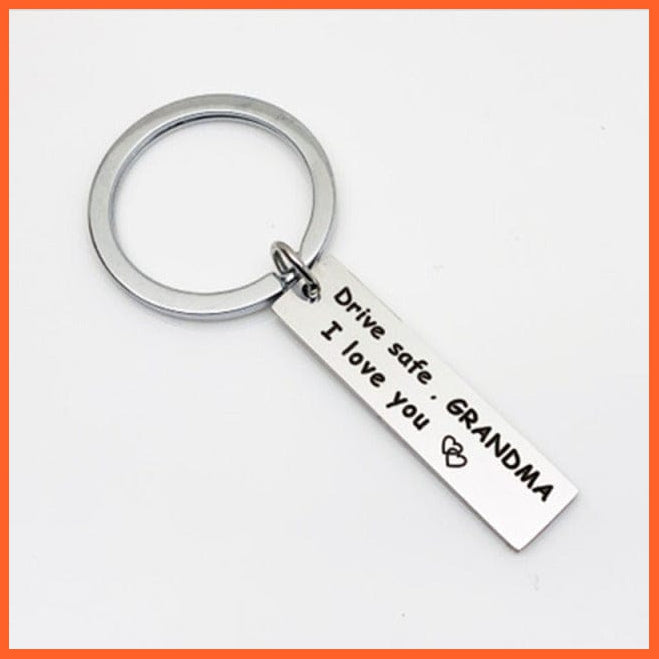 whatagift.com.au Keychains KC06-Grandma Stainless Steel Drive Safe Keychain