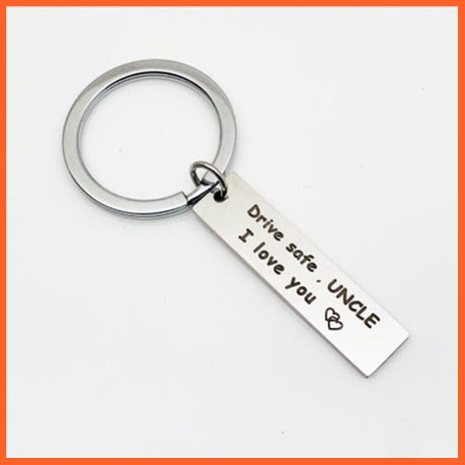 whatagift.com.au Keychains KC06-Uncle Stainless Steel Drive Safe Keychain