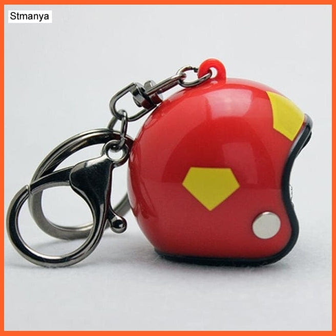 whatagift.com.au Keychains New Red Motorcycle Helmets Key chain