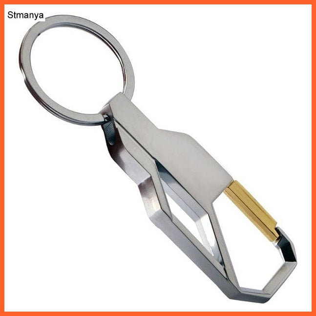 whatagift.com.au Keychains Silver1 Leather Hanging Car Key Chain