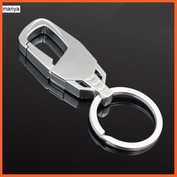 whatagift.com.au Keychains Silver3 Leather Hanging Car Key Chain