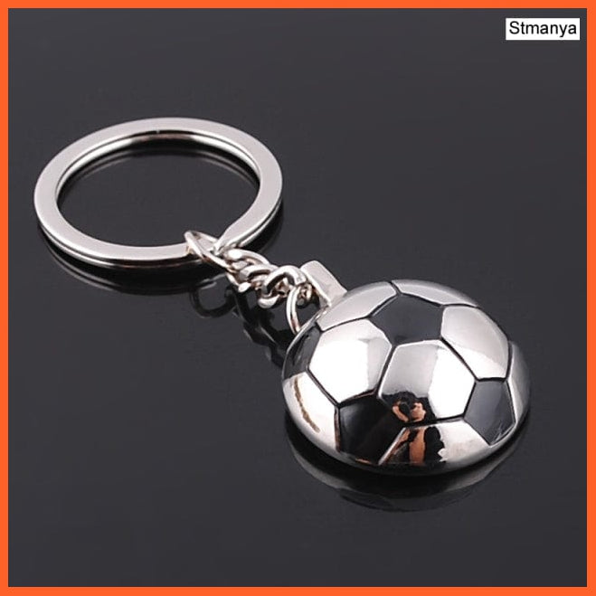 whatagift.com.au Keychains Silver4 Football Soccer Shoes Metal Keychain