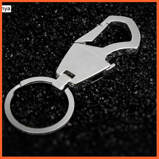 whatagift.com.au Keychains Silver4 Leather Hanging Car Key Chain