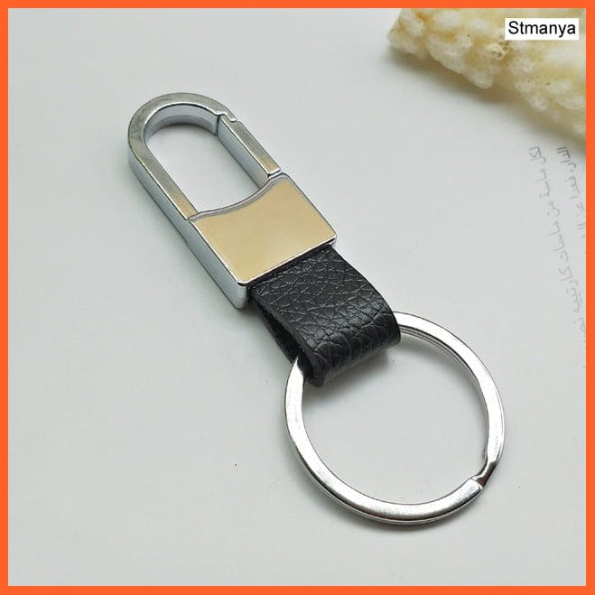 whatagift.com.au Keychains Silver7 Leather Hanging Car Key Chain