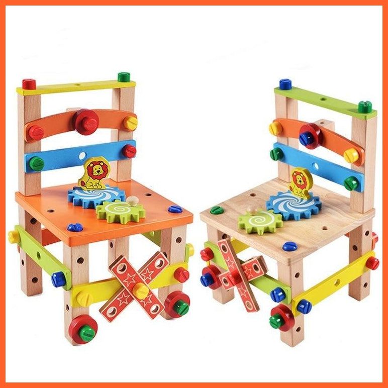 Kids Chair With Blocks Fun Chair For Kids | whatagift.com.au.