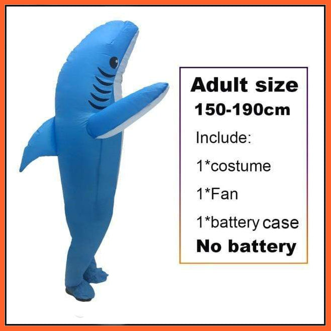 Adult Sharks Inflatable Costumes | Halloween Cosplay Costume | Fancy Party Role Play | whatagift.com.au.