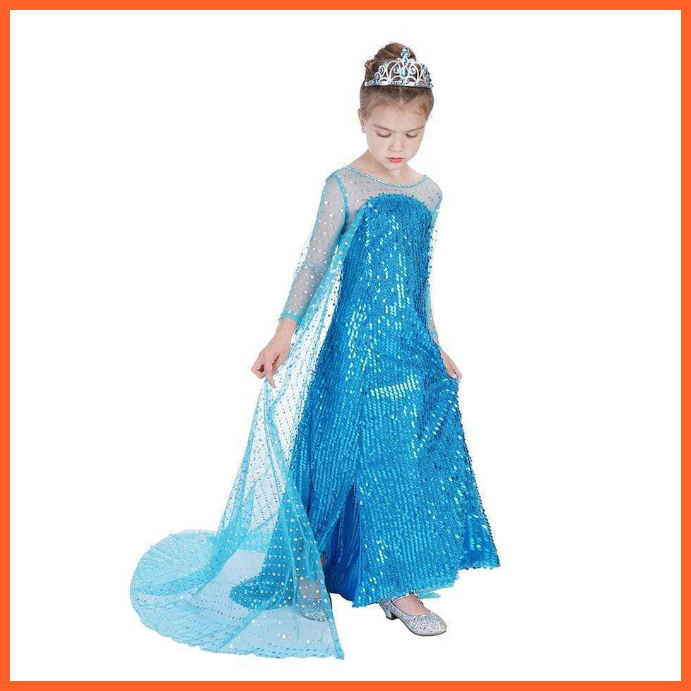 New Elsa Dress | Girls Princess Cosplay Costume Dresses | whatagift.com.au.