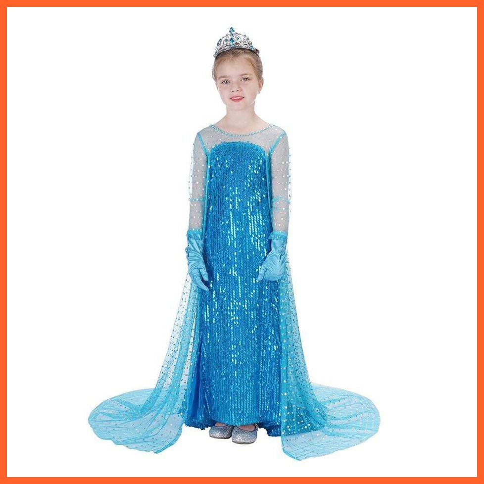 New Elsa Dress | Girls Princess Cosplay Costume Dresses | whatagift.com.au.