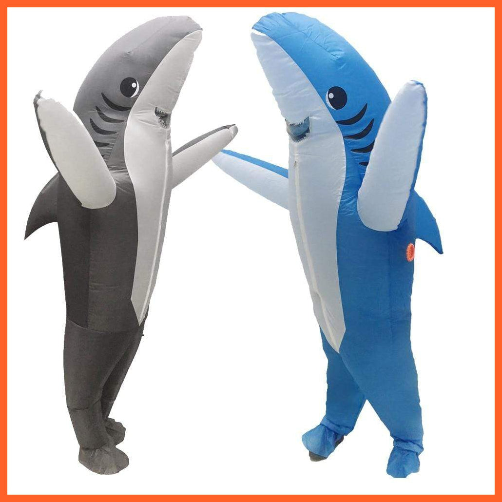 Adult Sharks Inflatable Costumes | Halloween Cosplay Costume | Fancy Party Role Play | whatagift.com.au.