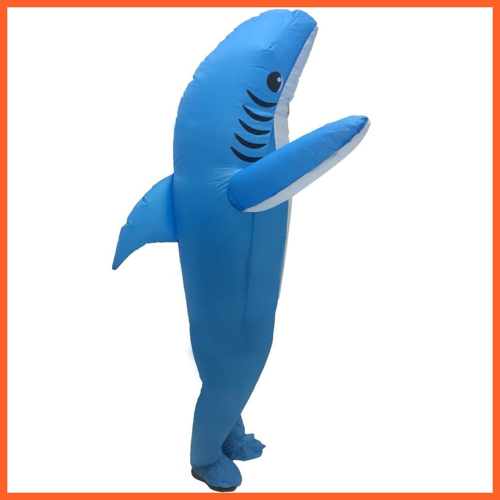 Adult Sharks Inflatable Costumes | Halloween Cosplay Costume | Fancy Party Role Play | whatagift.com.au.