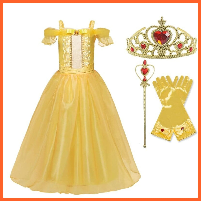 whatagift.com.au Kids Costumes Girls Dress For Halloween Cosplay Party |  Princess Costume