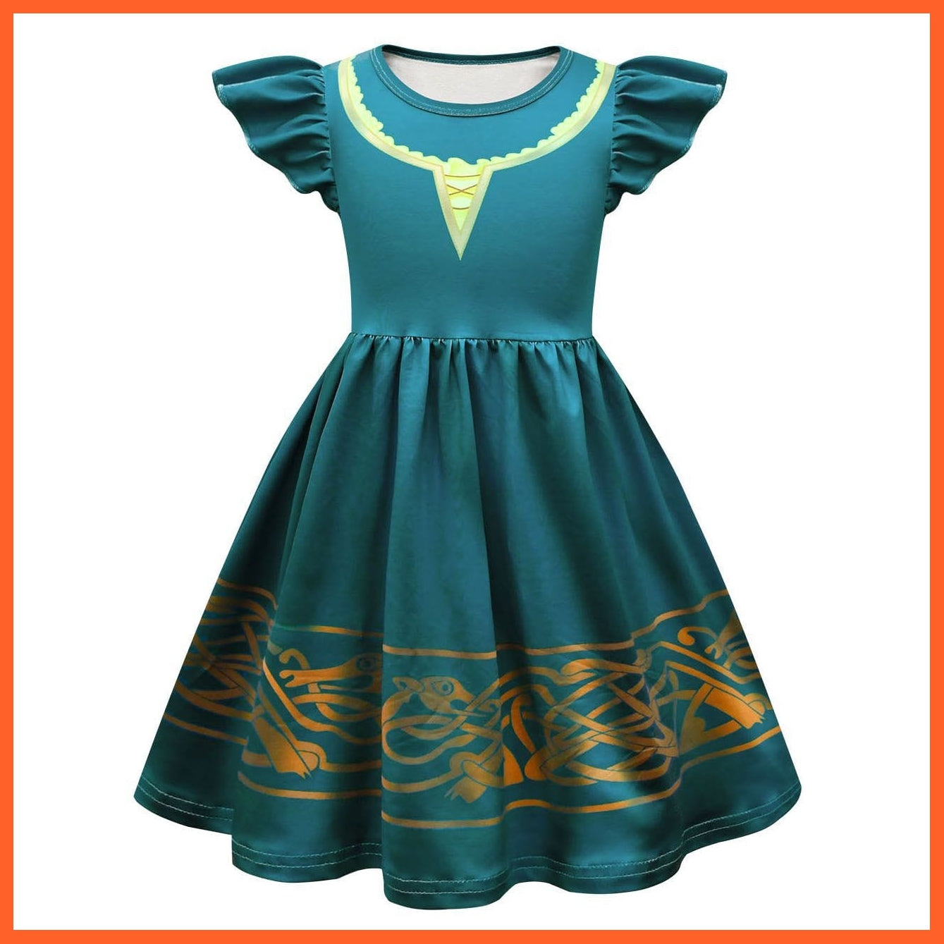 whatagift.com.au Kids Dresses 2-3T (100) / Merida dress B Brave Merida Costume for Girls Halloween Princess Dress | Party Cosplay Costume