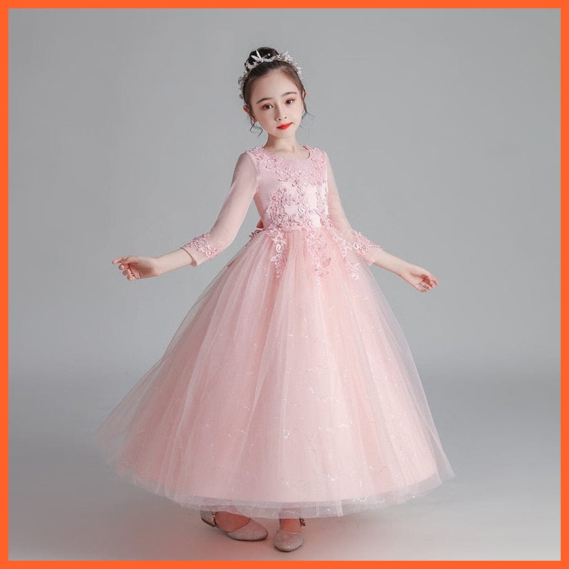 whatagift.com.au Kids Dresses as pictures 12 / 10T Gorgeous gold Sequin Girls Princess Dress Pageant Gown