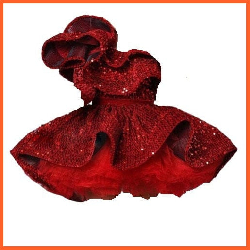 whatagift.com.au Kids Dresses Girls Princess Dress Gorgeous Gold Sequin Pageant Gown