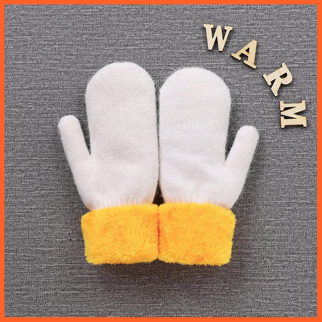 whatagift.com.au Kids Gloves Women Winter Unisex Thick 3D Cartoon Warm Mittens Women Gloves Gifts for Kids
