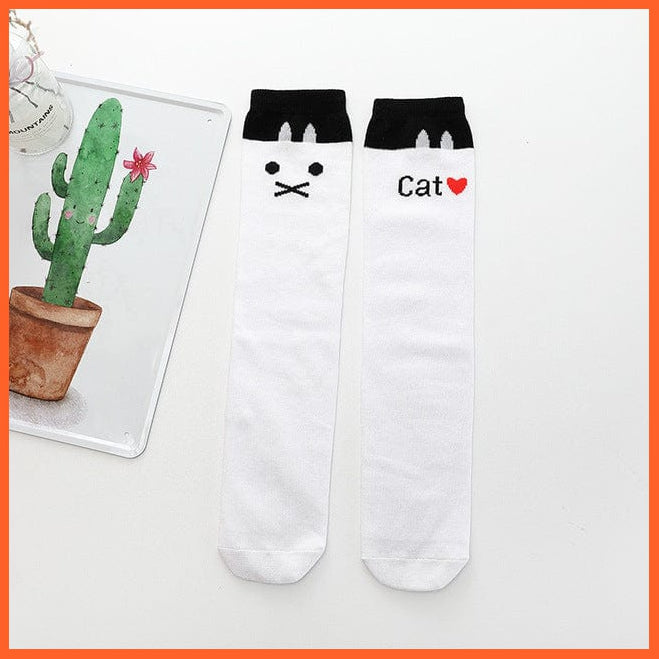 whatagift.com.au kids socks 3 / One Size Girls 3-12 Years Old Cotton Knee High Socks | Children Lovely Long  Knee Kids Socks