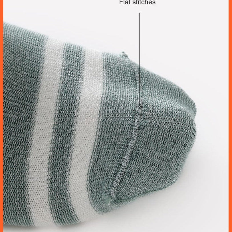 whatagift.com.au kids socks 5 Pairs Children Cotton Autumn Winter Spring Kids  Cartoon Stripe Sports Socks