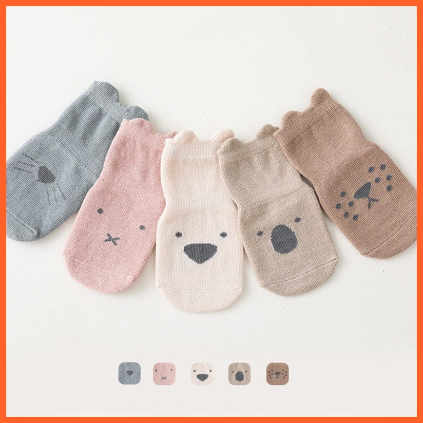 whatagift.com.au kids socks 5 Pairs/lot New Autumn Winter kids Socks | Newborn Soft Cotton Non-slip Socks
