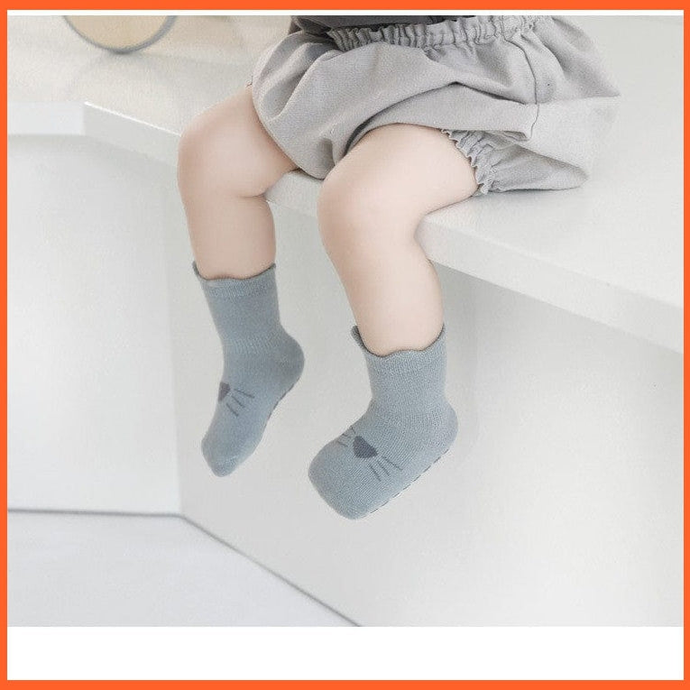 whatagift.com.au kids socks 5 Pairs/lot New Autumn Winter kids Socks | Newborn Soft Cotton Non-slip Socks