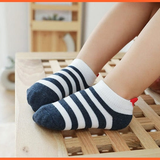 whatagift.com.au kids socks 5Pairs/lot 0-2Y Cute Lovely Short Baby Socks | Red Heart Cotton Mesh Cute Socks