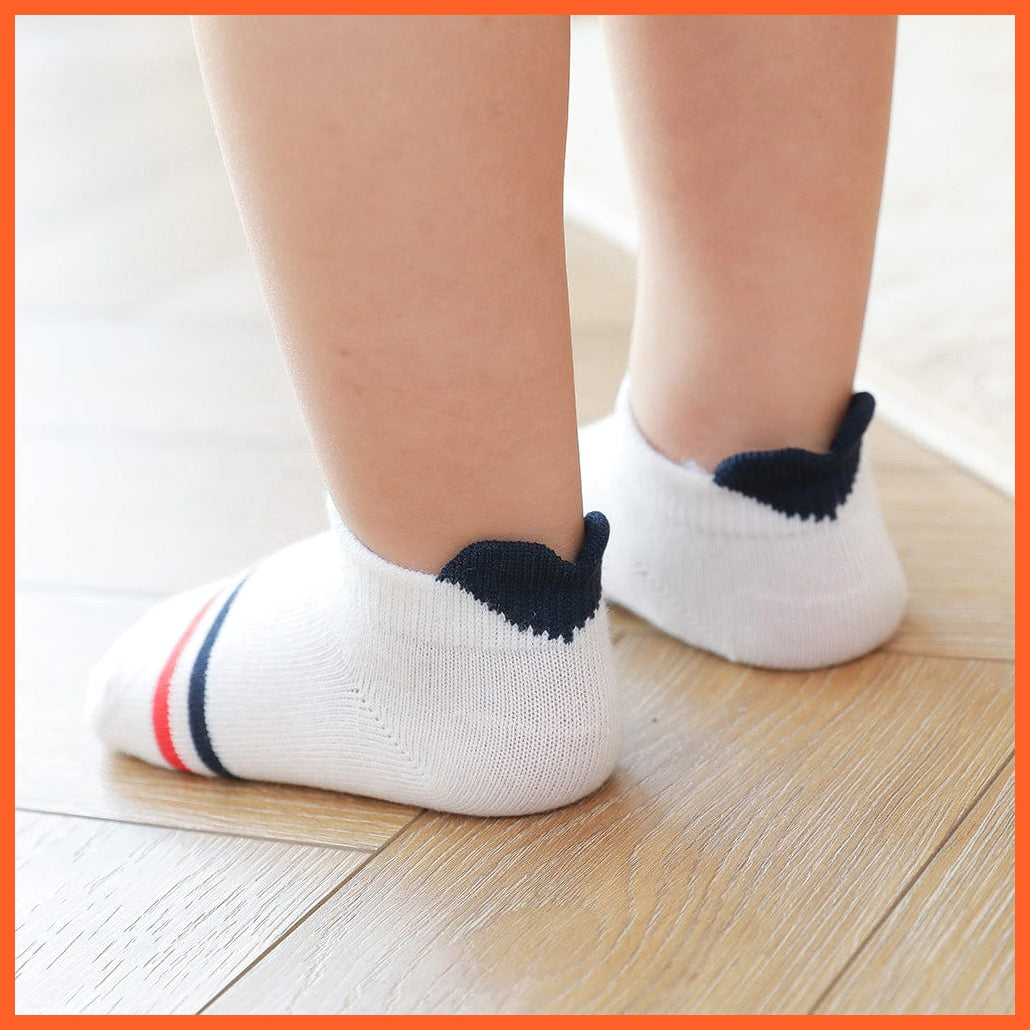 whatagift.com.au kids socks 5Pairs/lot 0-2Y Cute Lovely Short Baby Socks | Red Heart Cotton Mesh Cute Socks