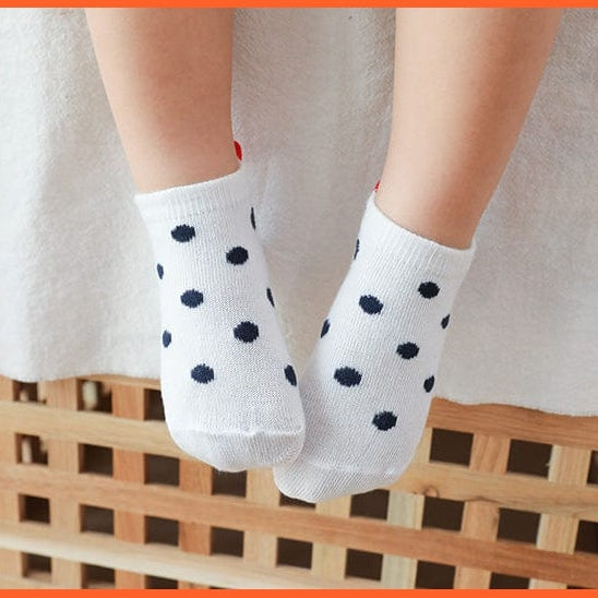 whatagift.com.au kids socks 5Pairs/lot 0-2Y Cute Lovely Short Baby Socks | Red Heart Cotton Mesh Cute Socks