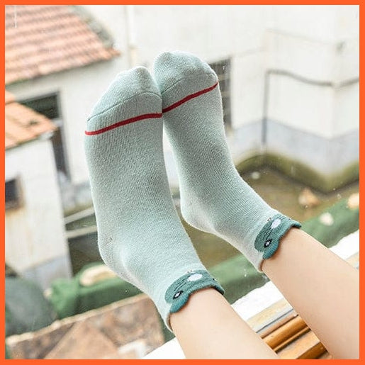 whatagift.com.au kids socks 5Pairs/lot  Baby Winter Warm Kids Socks | Cute Girls Cartoon Animal Kids Socks
