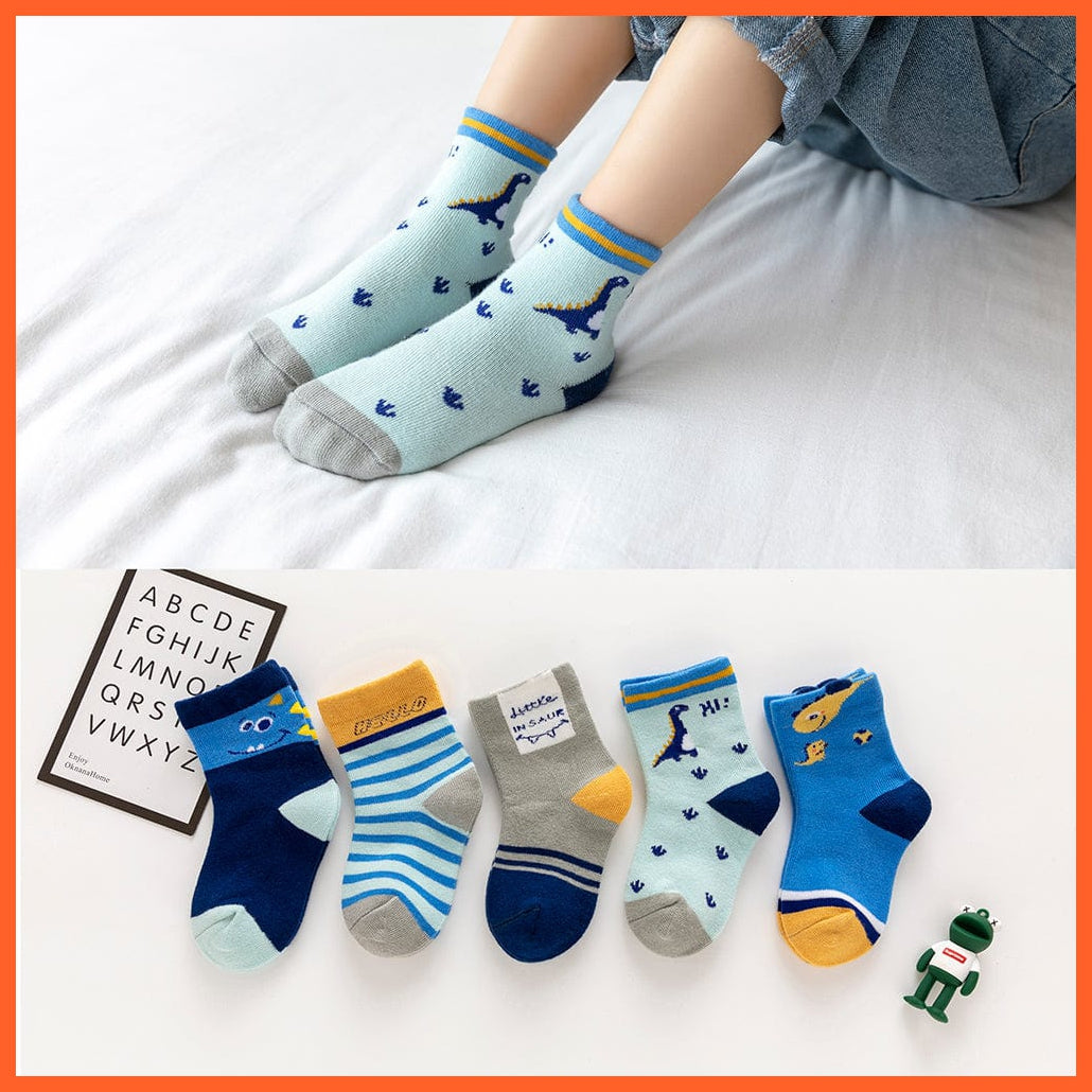 whatagift.com.au kids socks 5Pairs/lot  Baby Winter Warm Kids Socks | Cute Girls Cartoon Animal Kids Socks